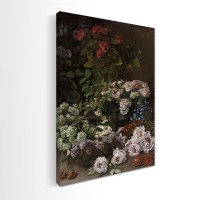 모네 봄꽃(1864) 캔버스 액자 500x700mm