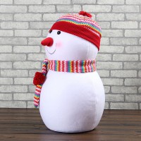 이시아르 크리스마스 목돌이 눈사람 인형 35cm