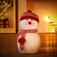 이시아르 크리스마스 목돌이 눈사람 인형 45cm