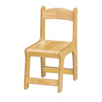 H27-4 원목 유치 의자 (다리 자작 합판)