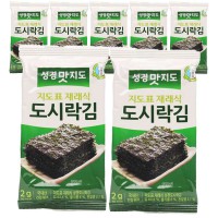 지도표 성경김 맛지도 재래식 도시락김 2g x 100봉입