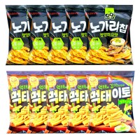 안주최고스낵세트 노가리칩5개+먹태이토5개