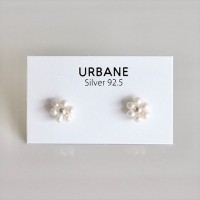 (Silver925) Mini pearl flower earring