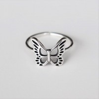 (Silver925) Antique butterfly ring_1