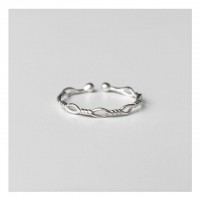(Silver925) Slim knot ring