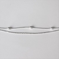 (Silver925) Ball layered bracelet