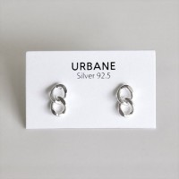 (Silver925) Two chain earring
