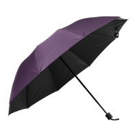 UV 차단 대형 3단 우산 퍼플