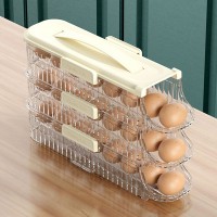 자동 슬라이딩 슬림형 3단 24구 계란 보관 케이스