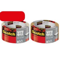 3M 스카치 포장용 테이프 일반형 투명 48mm 40M 50개