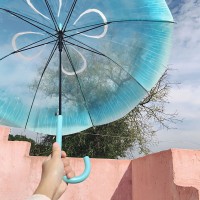 해파리 우산 투명 태풍 접이식 특이한 장우산
