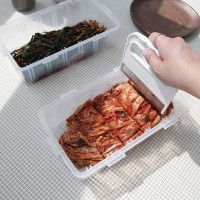 여행 캠핑 도마 없이 김치 자르기 커팅 밀폐 용기