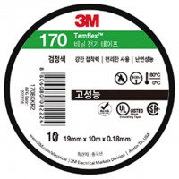 3M 전기테이프 170 19x10mx0.18mm (100)EA