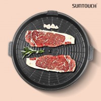 안타요원형구이판-불판 삽결살팬 고기 업소용 돌판