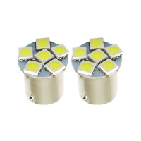 D21 24V S25 6LED 싱글 화이트 LED 화물차 번호판등