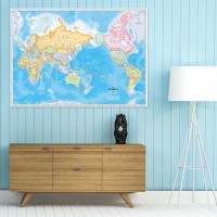 GDM 전세계 지도 월드맵 포스터 77x107cm