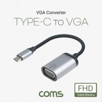 USB 3.1 Type C to VGA 컨버터 20cm 변환 케이 TB400