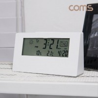 LCD 디지털 알람 시계 정시 알람 달력 날씨 온 BF267