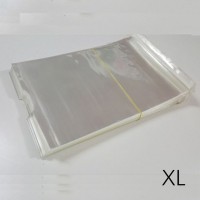 강아지 고양이 의류 포장 비닐 XL 100장 투명 봉투