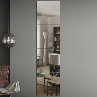 벽걸이거울 벽에 붙이는 안전 아크릴 거울 4p 40x40cm