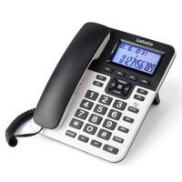 가나다500 블랙화이트 강력벨 CID 스탠드 유선전화기