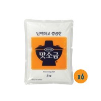 (무료배송)(대상)미원맛소금2kg x 6개