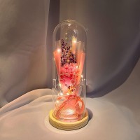 LED 카네이션 꽃 무드등 대 핑크 인테리어 조명