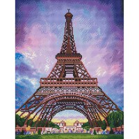 낭만 에펠탑 캔버스 보석십자수 40x50 풍경보석십자수