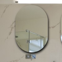 욕실 양타원 거울 550x800 노프레임 VTZ-TR501