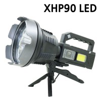 XHP90 LED 충전식 랜턴 손전등 후레쉬 서치라이트