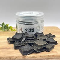 (2개)애견 수제간식 한우 소간칩 50g