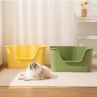 고양이초대형 무지 고양이 화장실 옐로우(모래삽증정)