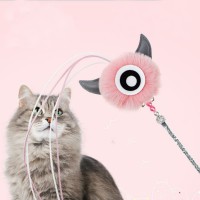 (2개)리틀 몬스터 고양이 낚시대 장난감 랜덤발송