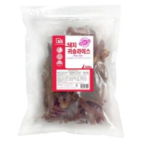 돼지귀슬라이스 500g