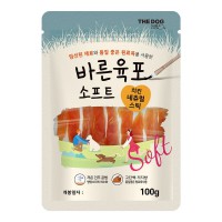 (2개)소프트 육포 사사미 치킨 내츄럴스틱100g